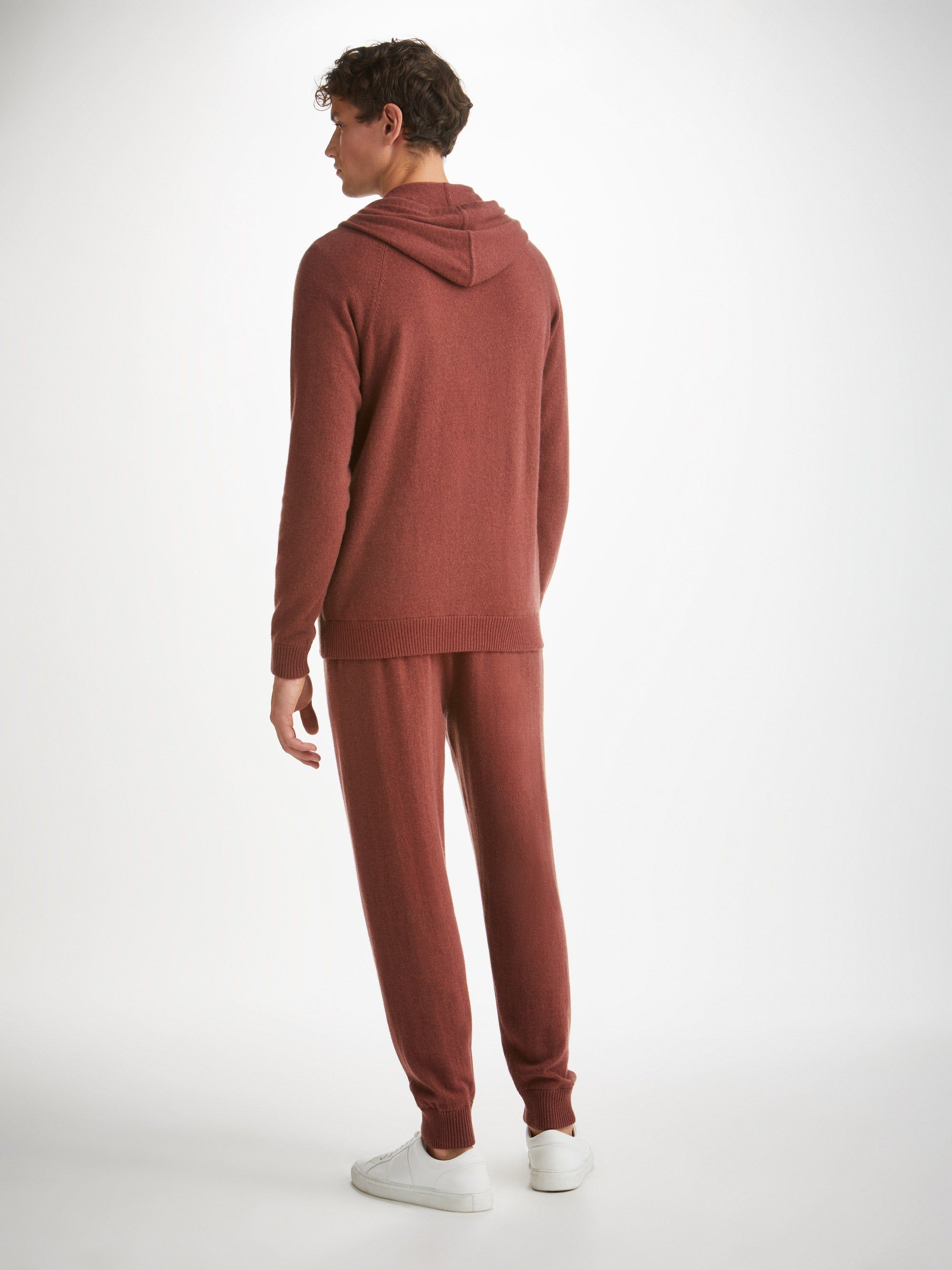 Men's Hoodie Finley Cashmere Brown sold by Derek Rose product image thumbnail 4