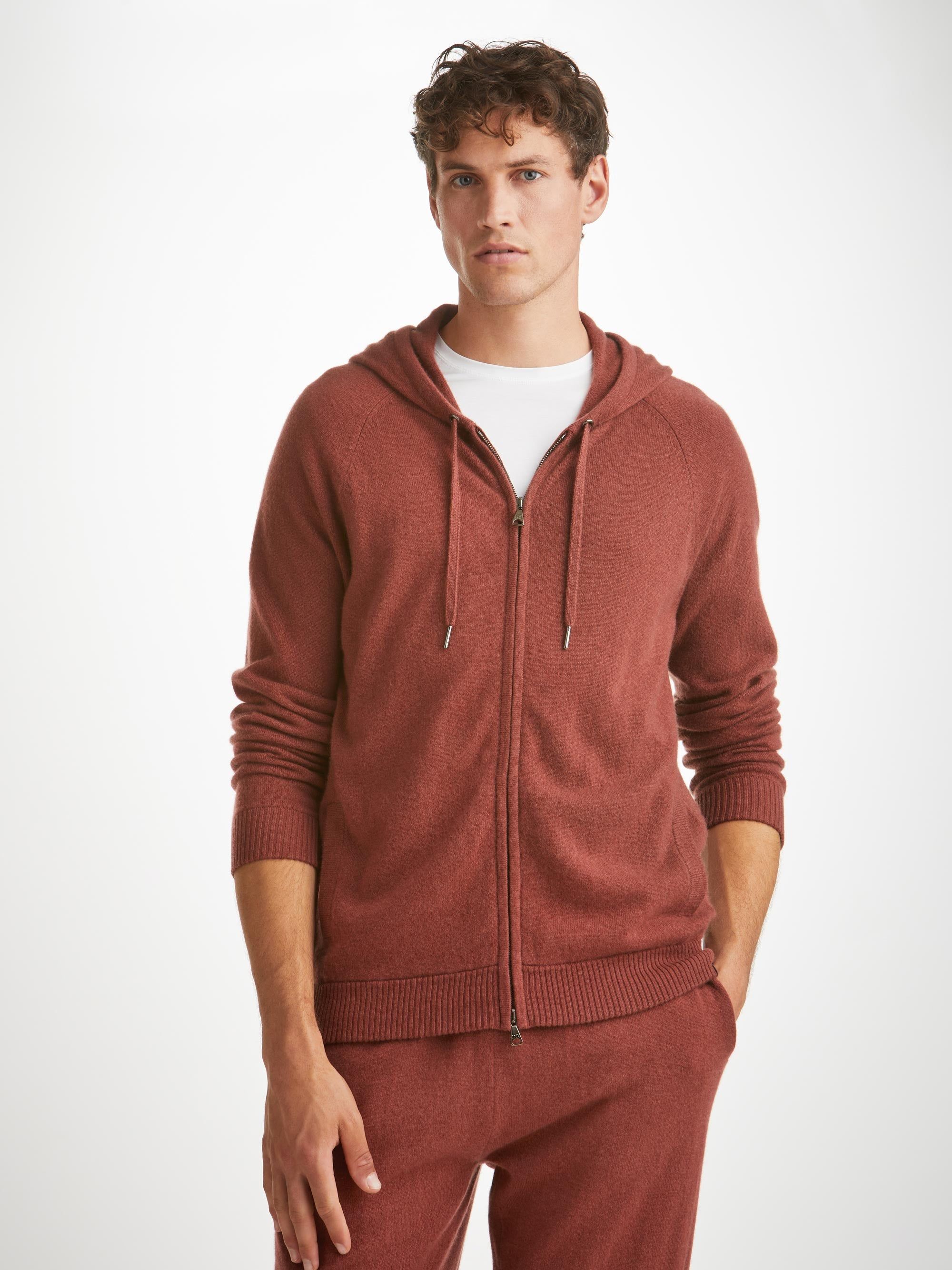 Men's Hoodie Finley Cashmere Brown sold by Derek Rose product image thumbnail 5