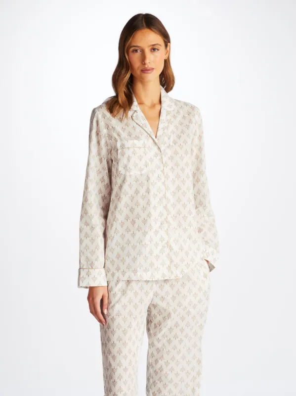 Women's Pajamas Nelson 101 Cotton Batiste White sold by Derek Rose