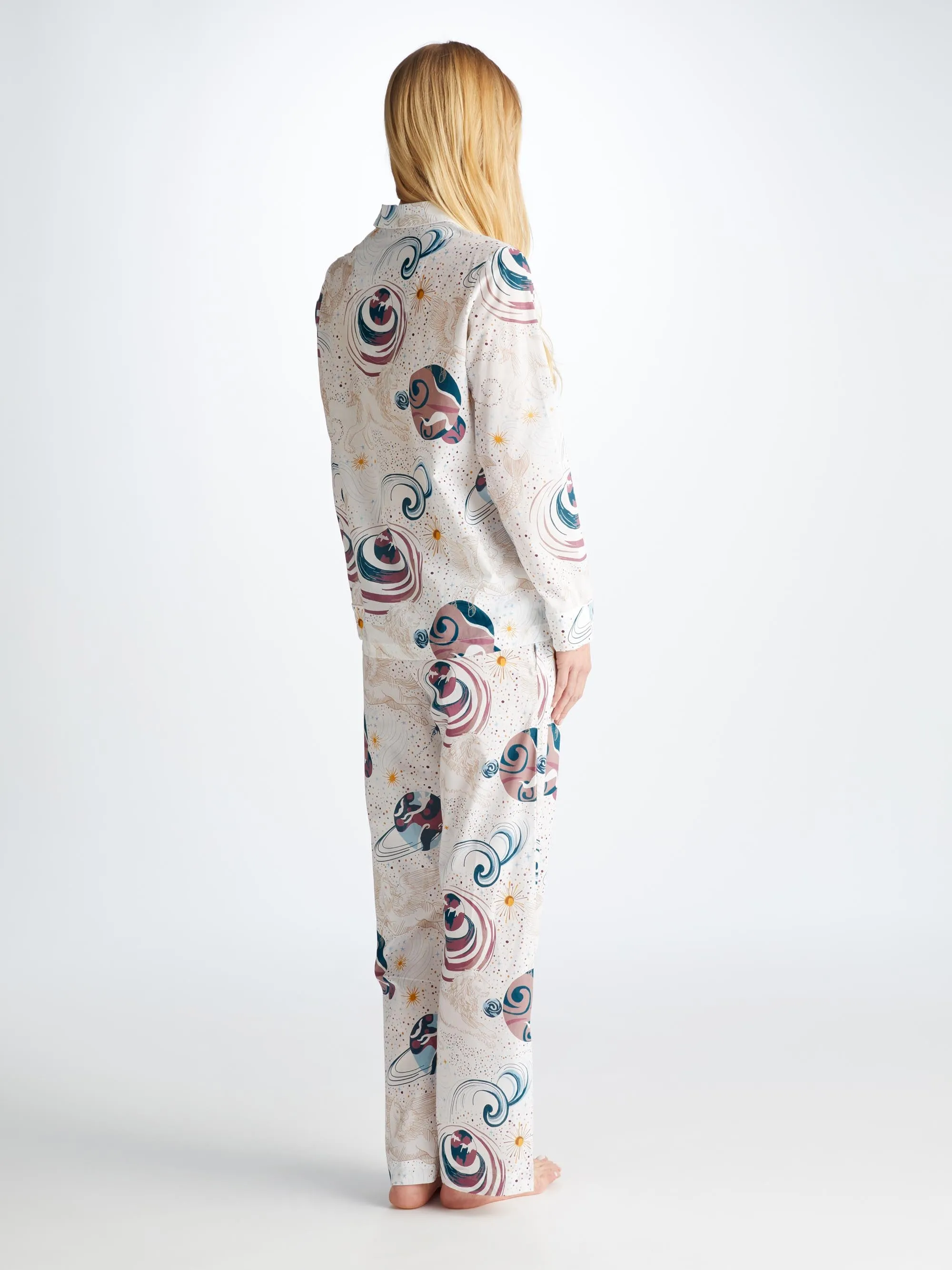 Women's Pajamas Ledbury 76 Cotton Batiste White sold by Derek Rose product image thumbnail 4