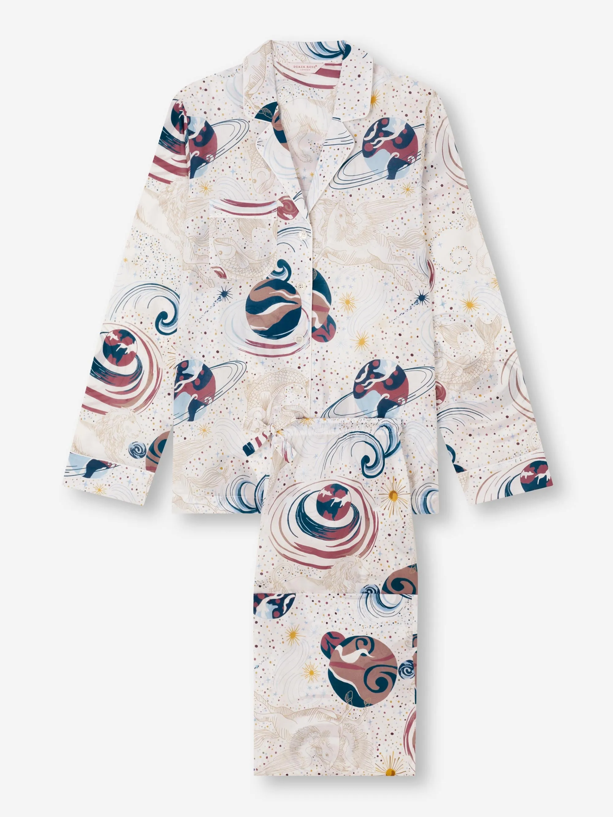 Women's Pajamas Ledbury 76 Cotton Batiste White sold by Derek Rose product image thumbnail 2