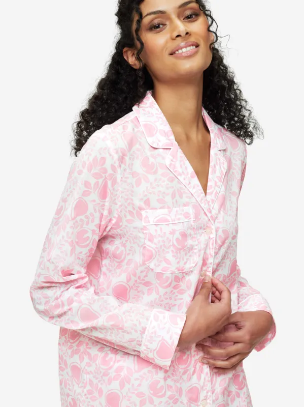Women's Pyjamas Nelson 89 Cotton Batiste Pink sold by Derek Rose