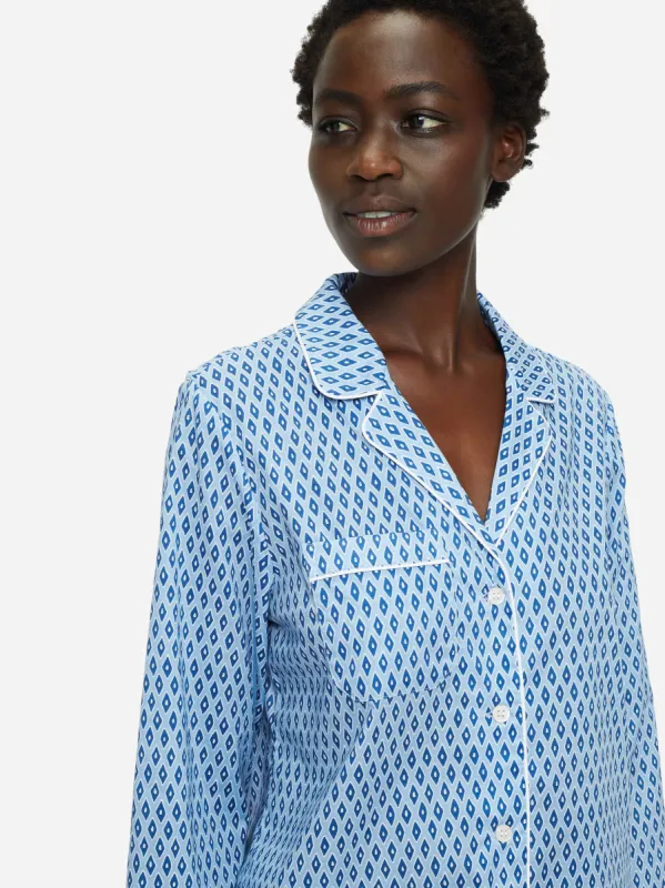 Women's Pyjamas Nelson 87 Cotton Batiste Blue sold by Derek Rose