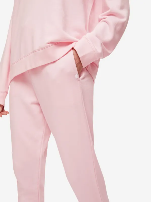 Women's Sweatpants Quinn Cotton Modal Stretch Pink sold by Derek Rose