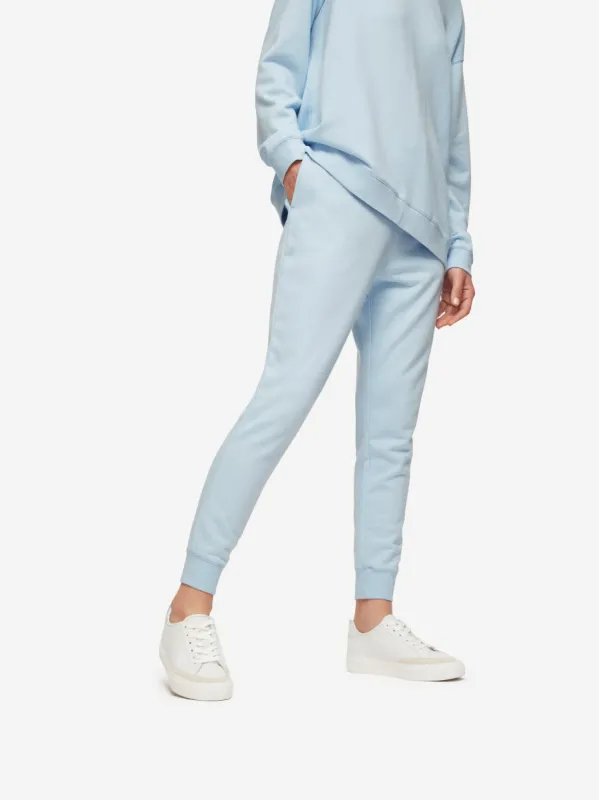 Women's Sweatpants Quinn Cotton Modal Stretch Blue sold by Derek Rose