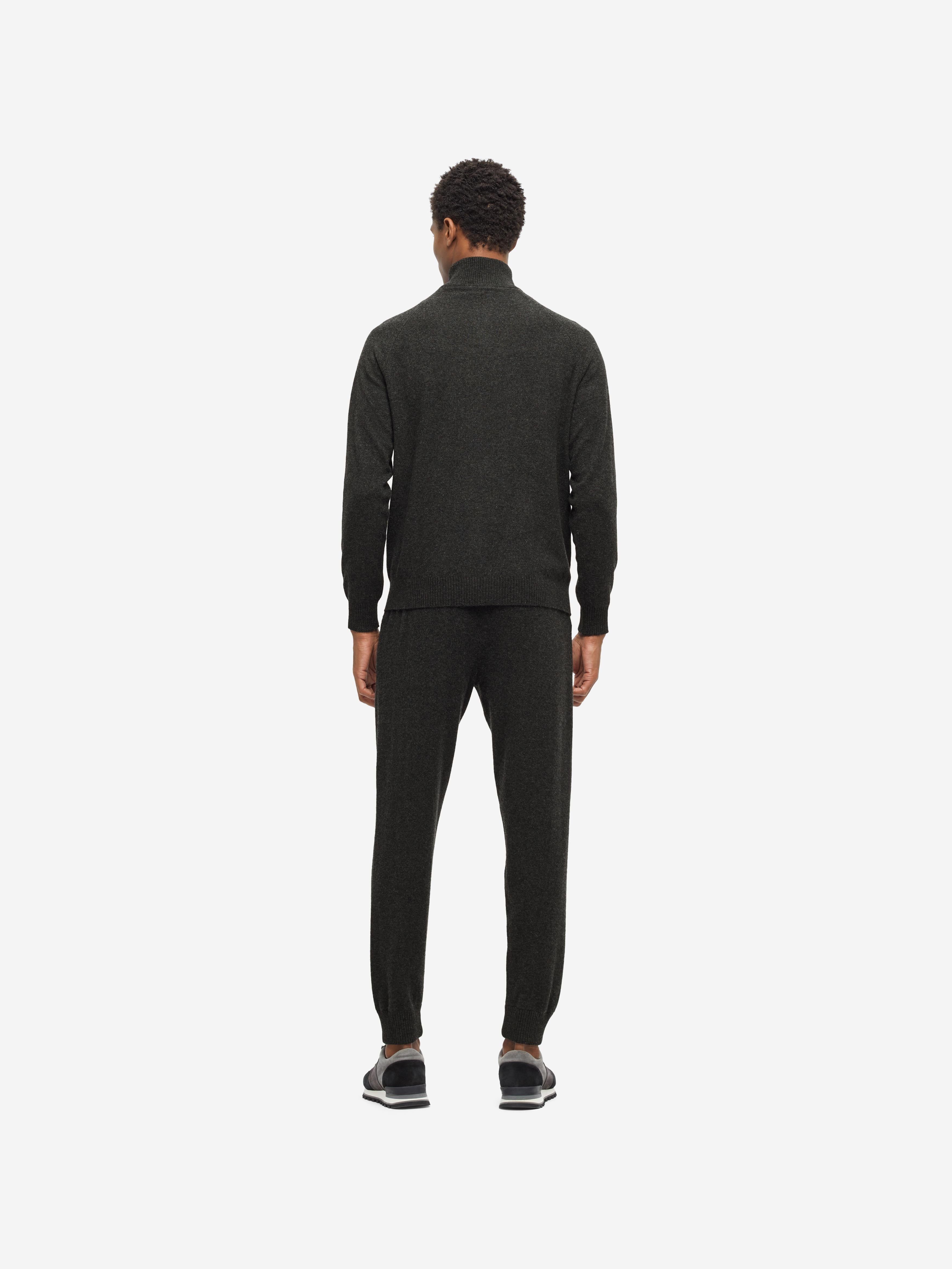 Men's Half-Zip Sweater Finley Cashmere Flint sold by Derek Rose product image thumbnail 4