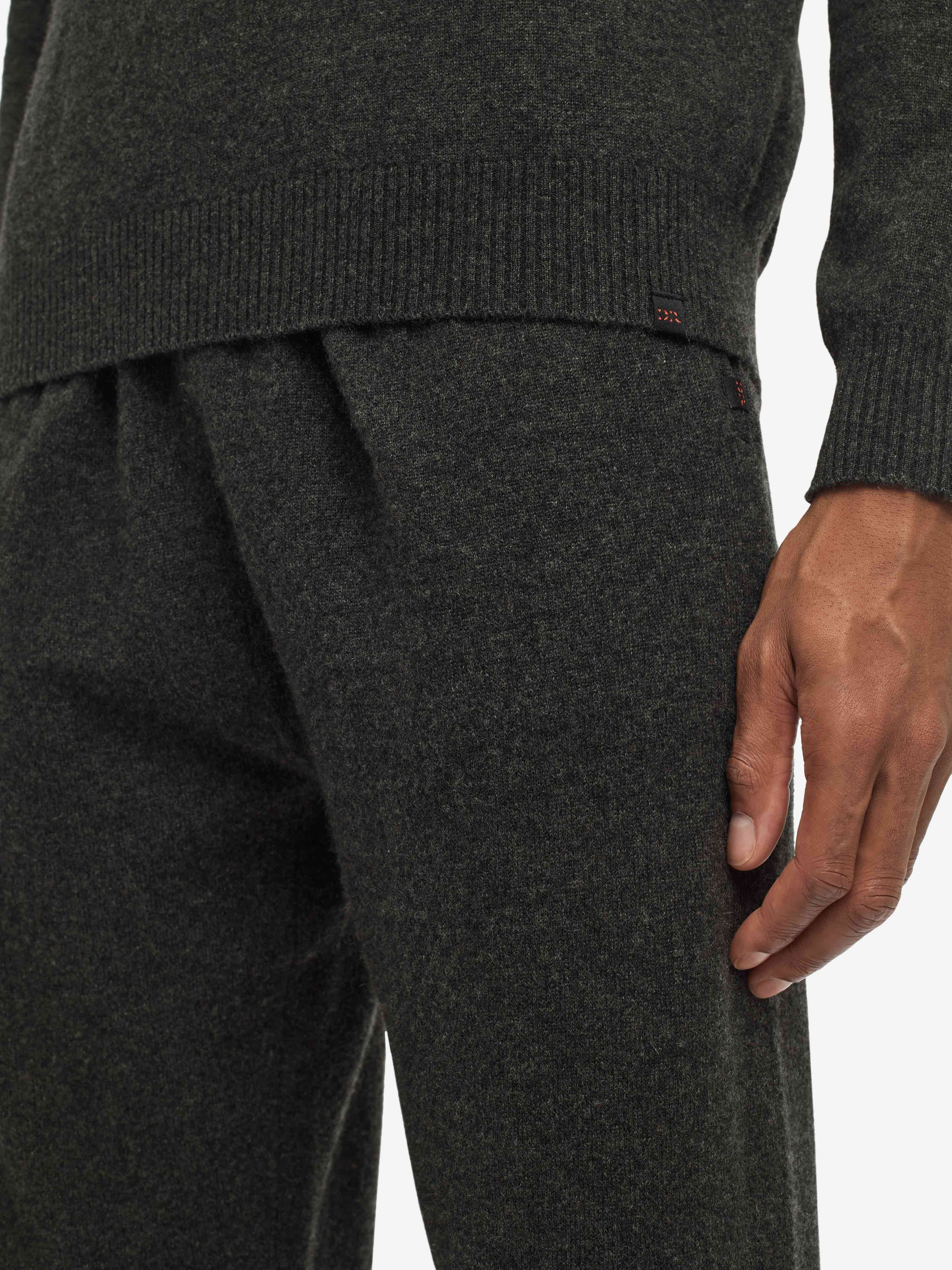 Men's Half-Zip Sweater Finley Cashmere Flint sold by Derek Rose product image thumbnail 5