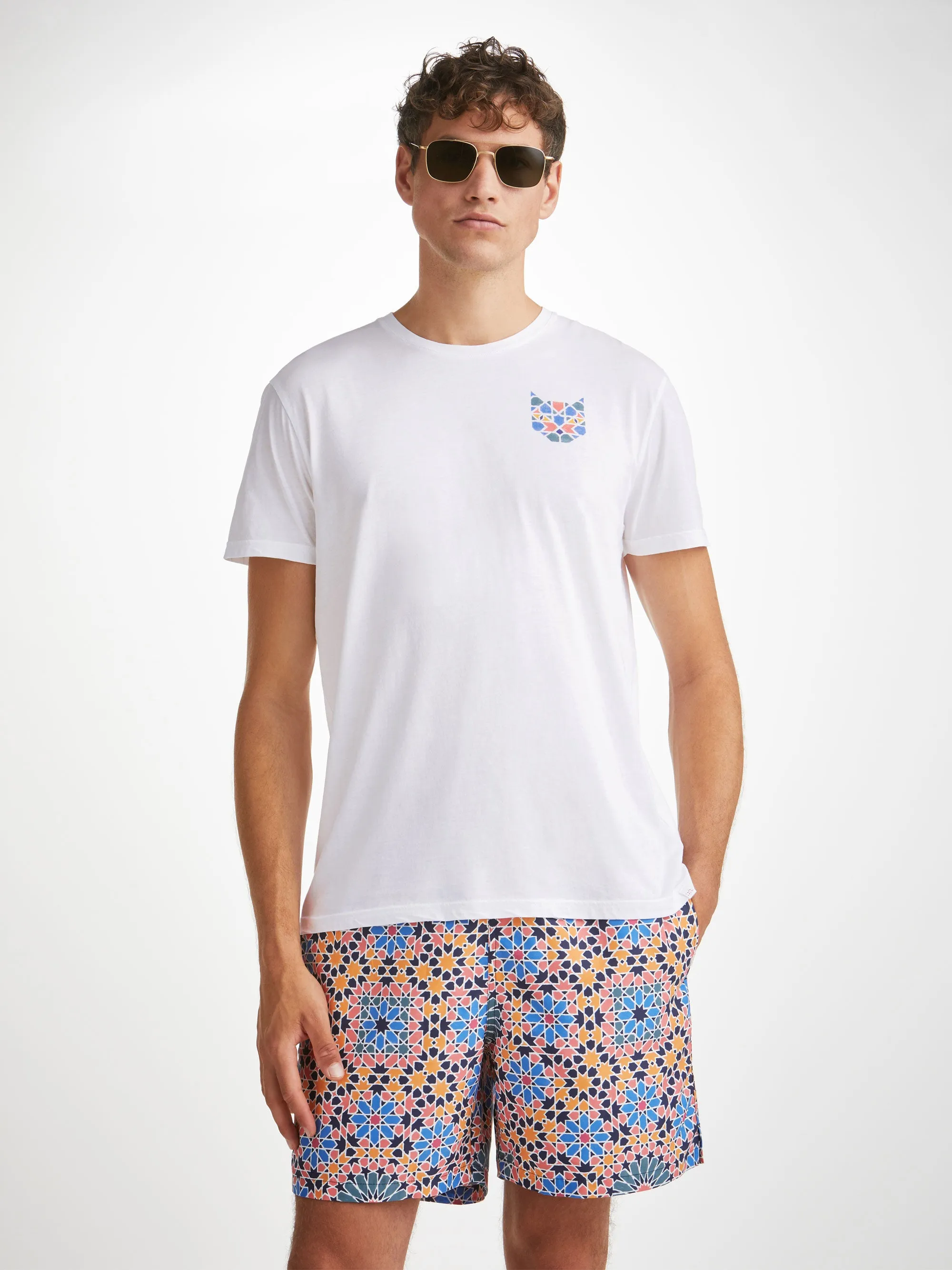 Men's T-Shirt Ripley 17 Pima Cotton White sold by Derek Rose