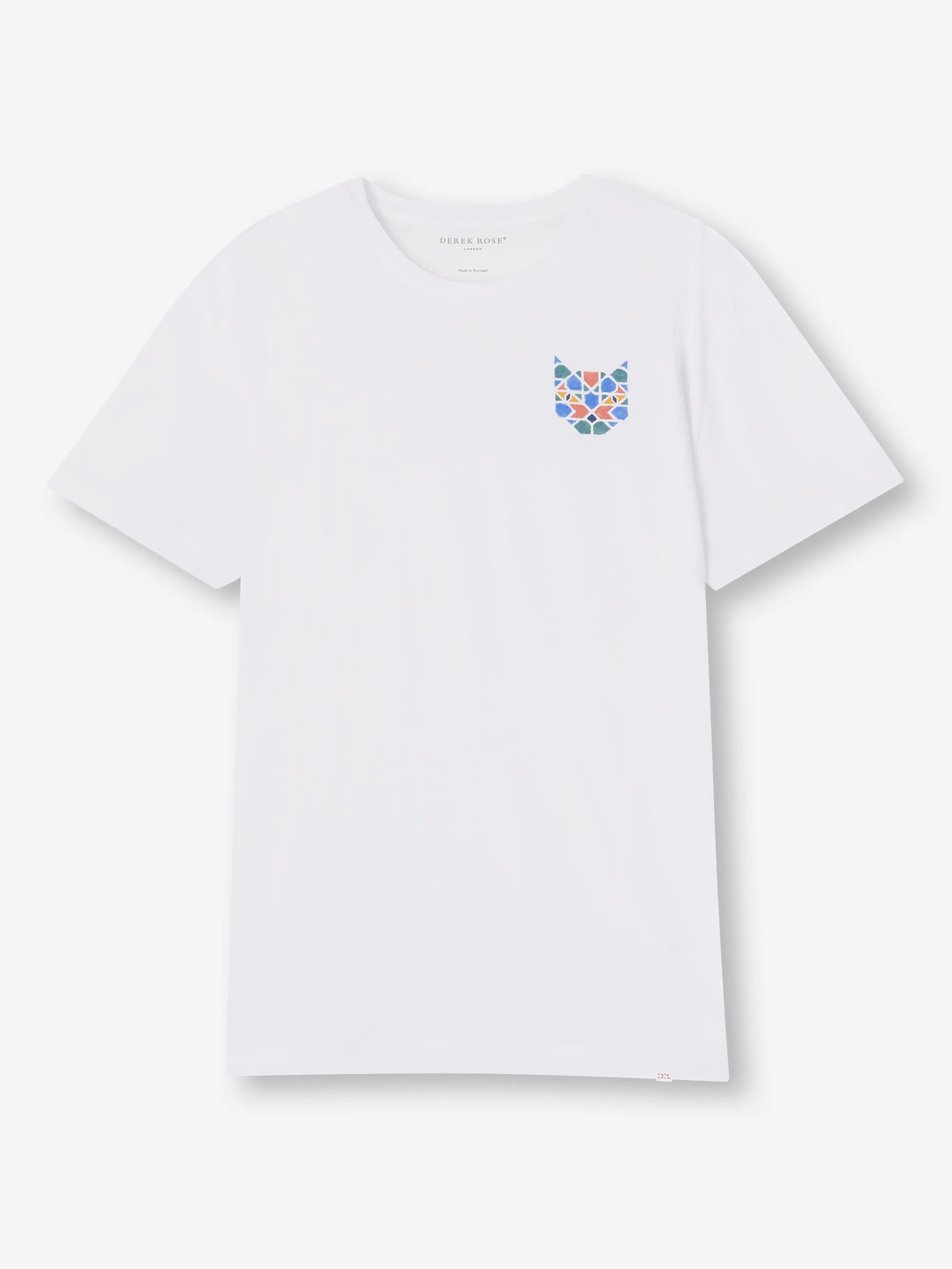 Men's T-Shirt Ripley 17 Pima Cotton White sold by Derek Rose product image thumbnail 2