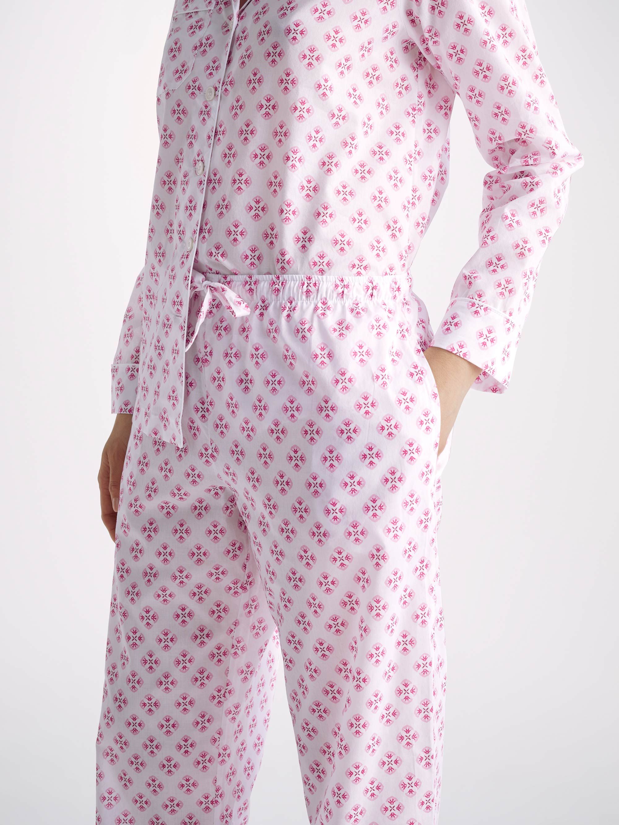 Women's Pyjamas Ledbury 62 Cotton Batiste White sold by Derek Rose product image thumbnail 5