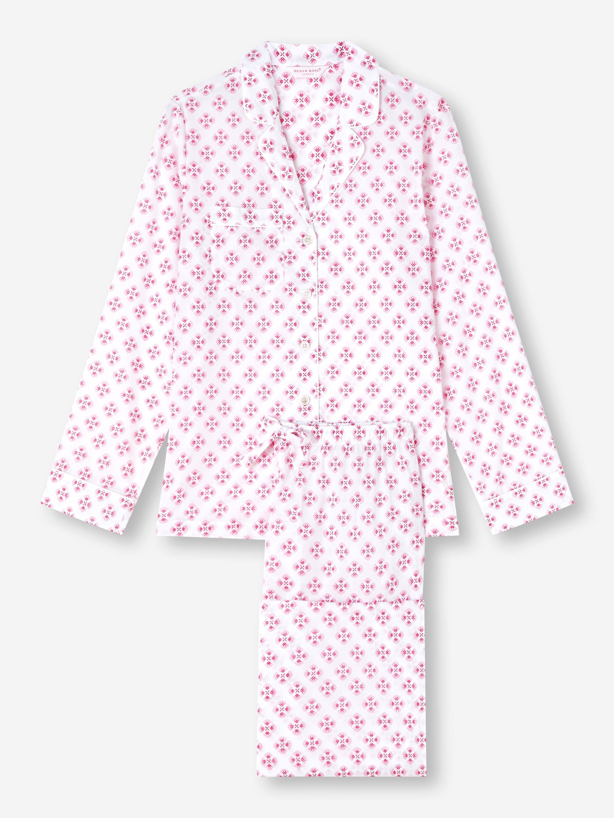 Women's Pyjamas Ledbury 62 Cotton Batiste White sold by Derek Rose product image thumbnail 2