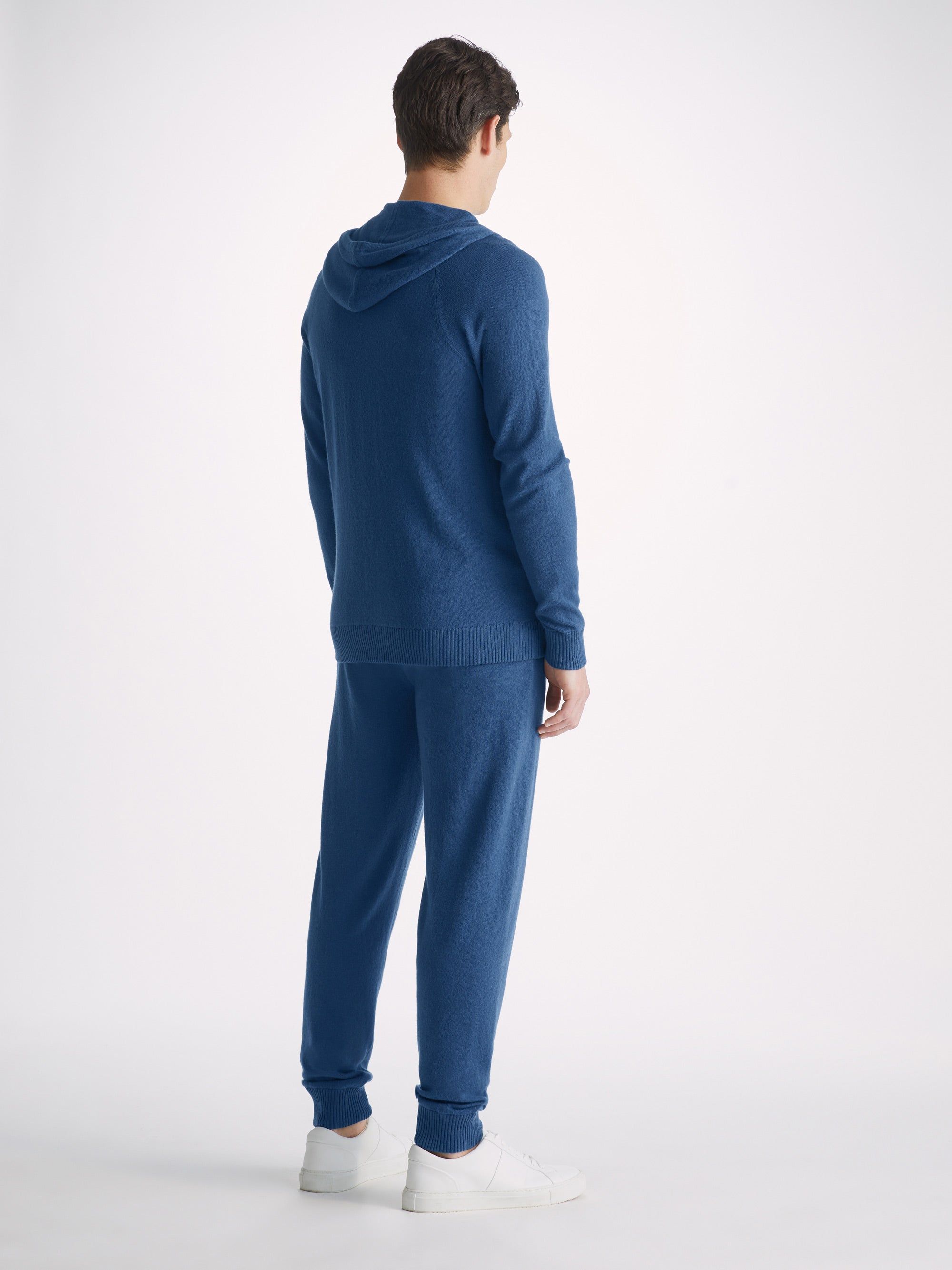 Men's Hoodie Finley 10 Cashmere Denim sold by Derek Rose product image thumbnail 4