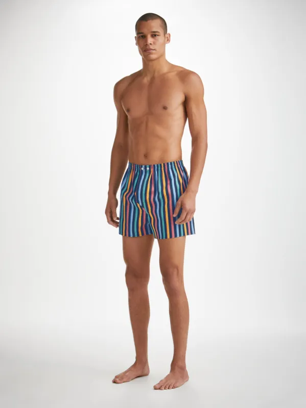 Men's Classic Fit Boxers Wellington 56 Cotton Multi sold by Derek Rose
