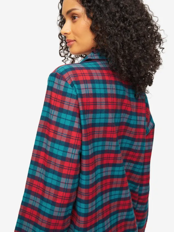 Women's Pyjamas Kelburn 26 Brushed Cotton Multi sold by Derek Rose