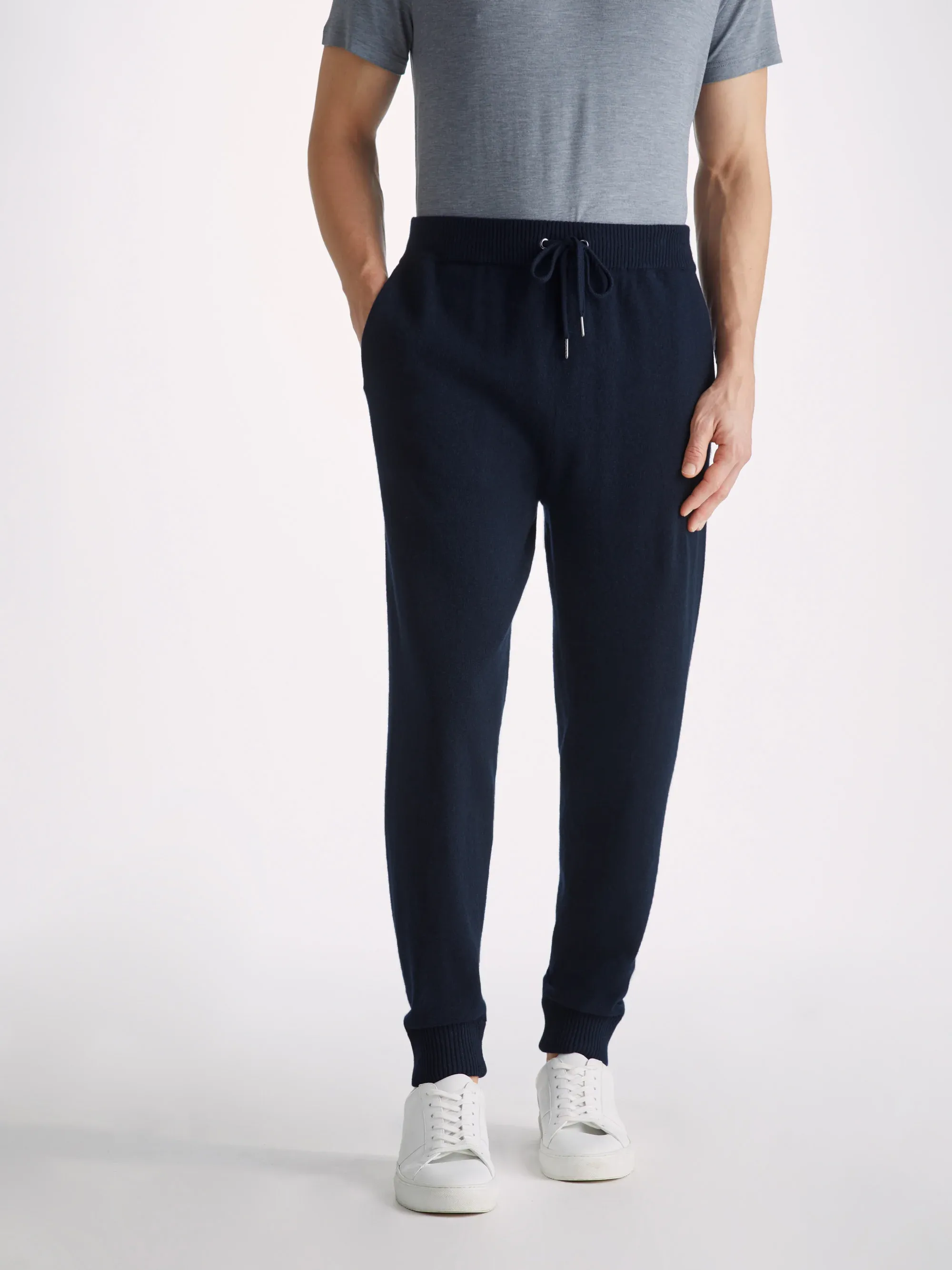 Men's Track Pants Finley Cashmere Navy sold by Derek Rose