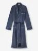 Men's Robe Bailey Silk Satin Navy sold by Derek Rose