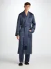 Men's Robe Bailey Silk Satin Navy sold by Derek Rose