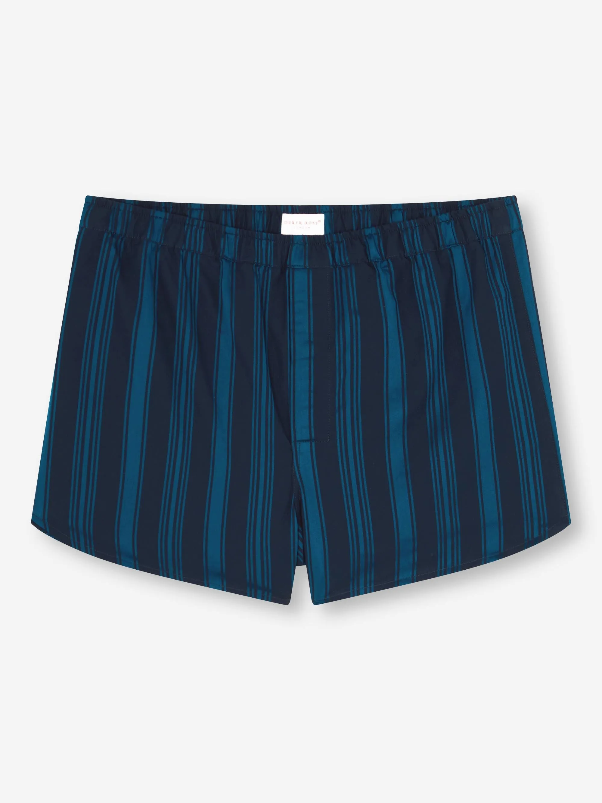 Men's Modern Fit Boxers Royal 222 Cotton Navy sold by Derek Rose product image thumbnail 2