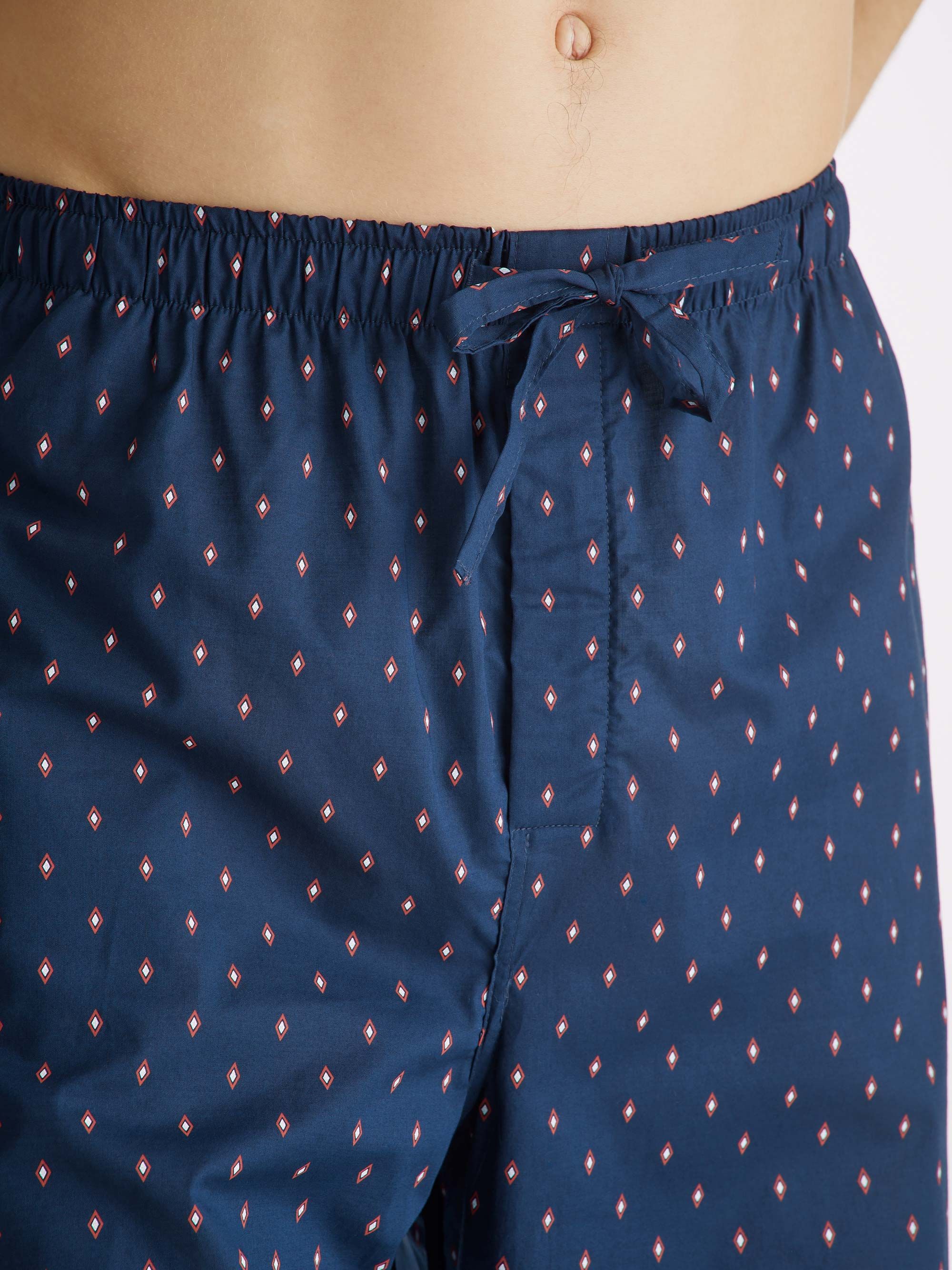 Men's Lounge Trousers Nelson 96 Cotton Batiste Navy sold by Derek Rose product image thumbnail 5