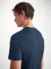 Men's T-Shirt Basel Micro Modal Stretch Navy sold by Derek Rose