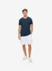 Men's T-Shirt Riley Pima Cotton Navy sold by Derek Rose