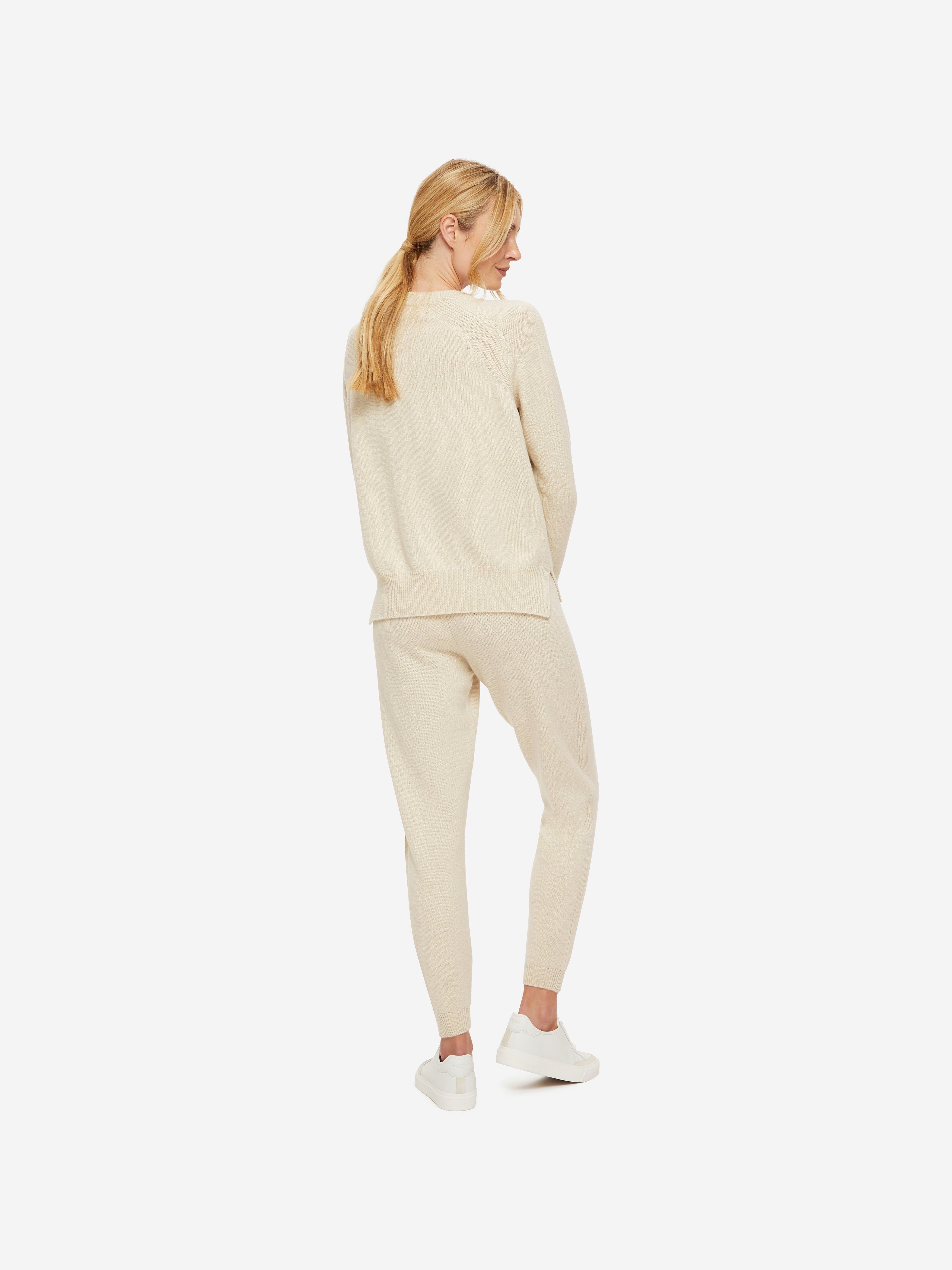 Women's Track Pants Daphne Cashmere Cream sold by Derek Rose product image thumbnail 4