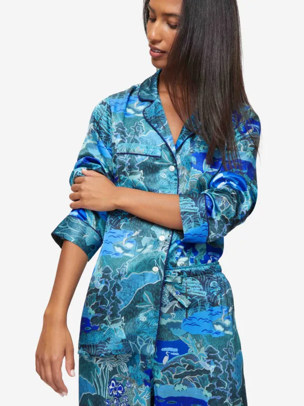 Women's Pyjamas Brindisi 86 Silk Satin Multi sold by Derek Rose