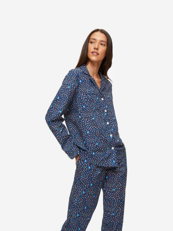 Women's Pyjamas Ledbury 58 Cotton Batiste Multi sold by Derek Rose