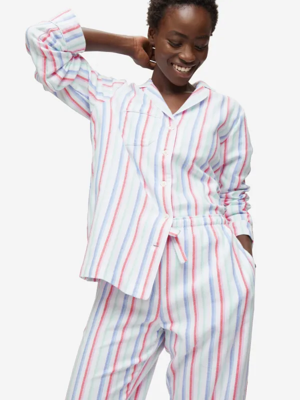 Women's Pyjamas Kelburn 28 Brushed Cotton Multi sold by Derek Rose