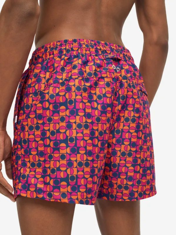 Men's Short Swim Shorts Tropez 13 Multi sold by Derek Rose