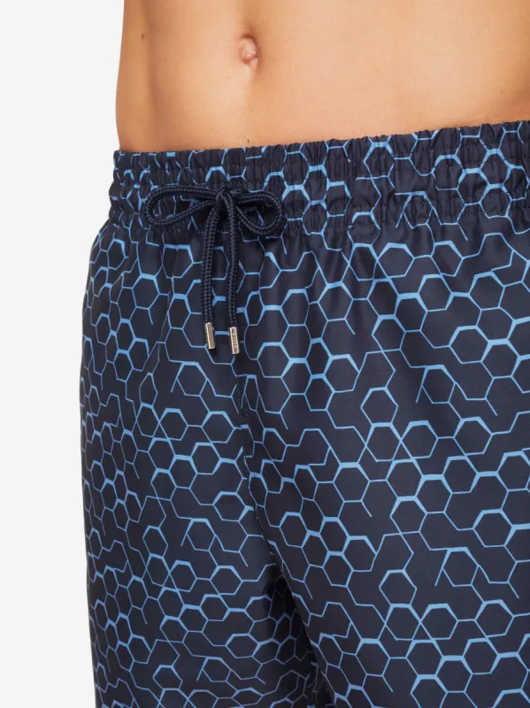 Men's Swim Shorts Tropez 12 Navy sold by Derek Rose