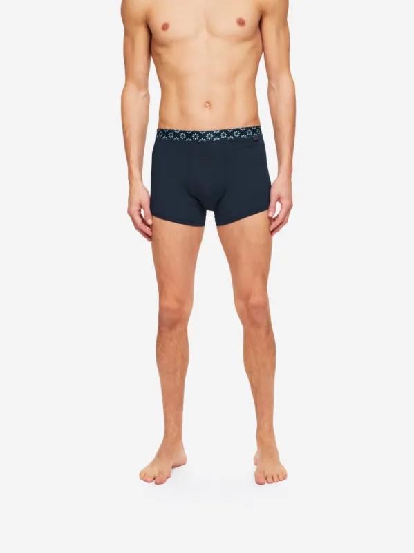 Men's Boxer Briefs Band 54 Pima Cotton Stretch Navy sold by Derek Rose
