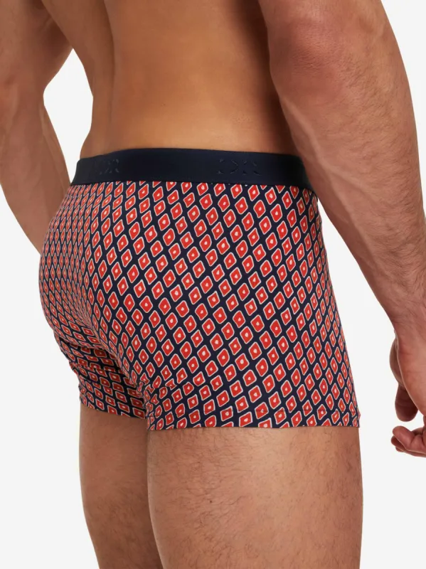 Men's Boxer Briefs Diamond Pima Cotton Stretch Red sold by Derek Rose
