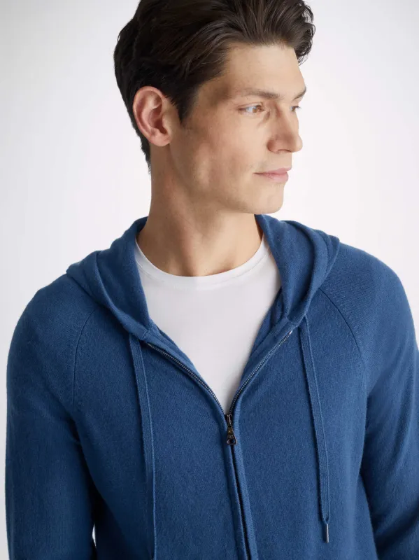 Men's Hoodie Finley 10 Cashmere Denim sold by Derek Rose