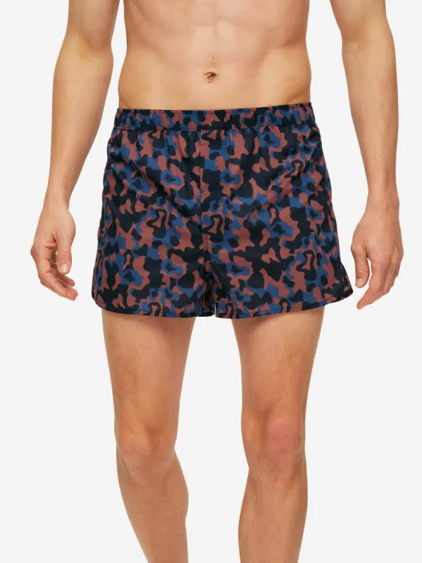 Men's Modern Fit Boxers Ledbury 55 Cotton Batiste Multi sold by Derek Rose