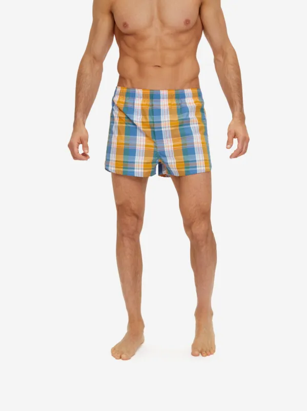 Men's Modern Fit Boxers Barker 32 Cotton Multi sold by Derek Rose