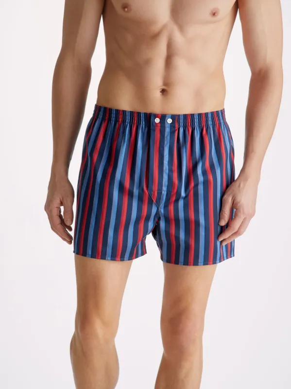 Men's Classic Fit Boxers Wellington 55 Cotton Multi sold by Derek Rose