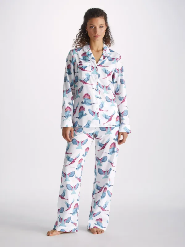 Women's Pyjamas Ledbury 63 Cotton Batiste White sold by Derek Rose