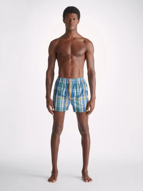 Men's Classic Fit Boxers Barker 35 Cotton Multi sold by Derek Rose