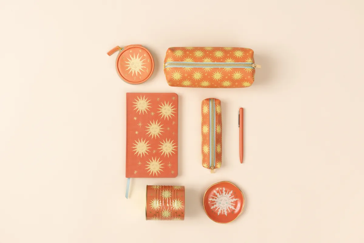 Vegan Leather Pouch - Terracotta Sun sold by DesignWorks Ink product image thumbnail 2