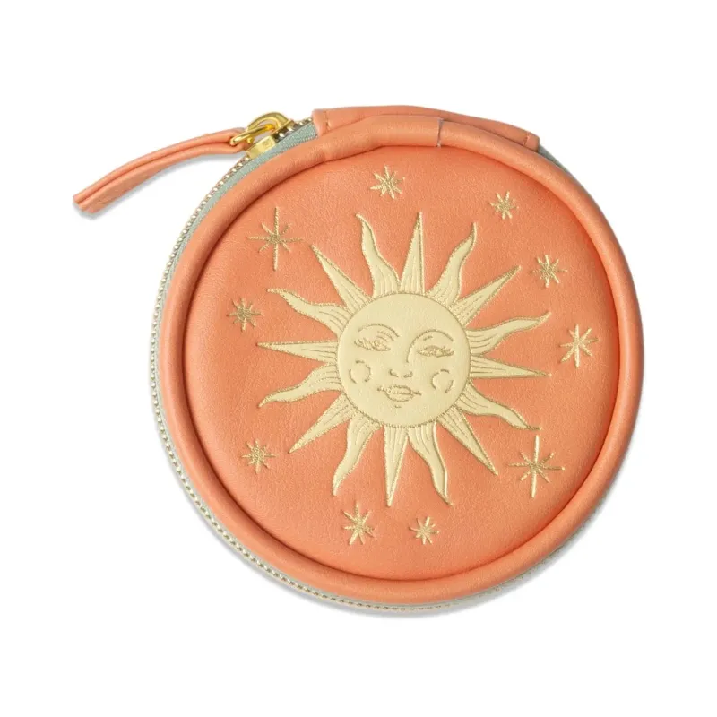Vegan Leather Pill Case - Terracotta Sun sold by DesignWorks Ink