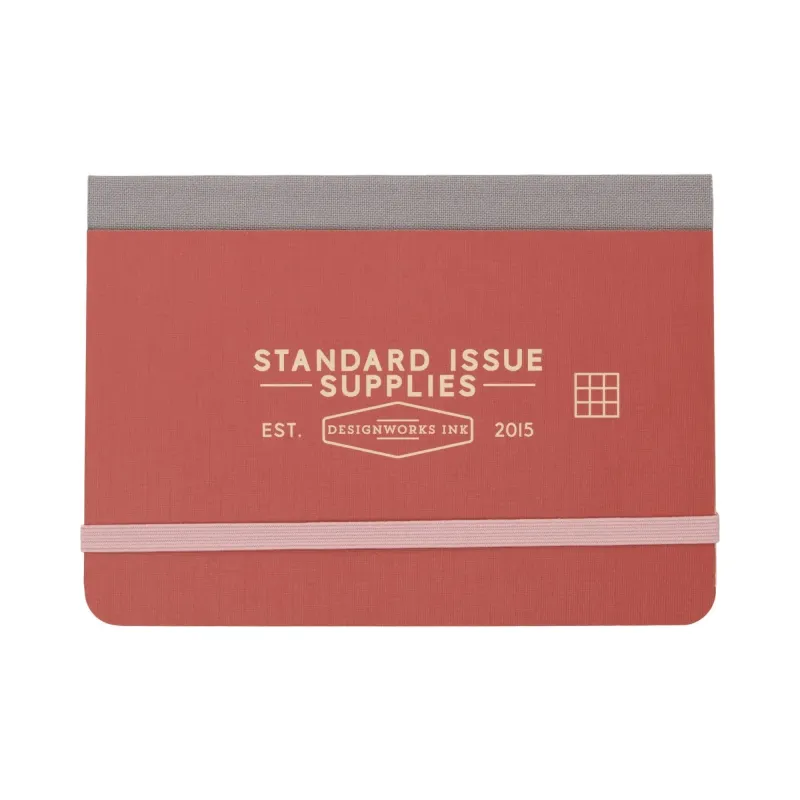Standard Issue Pocket Journal - Rosewood + Blush sold by DesignWorks Ink
