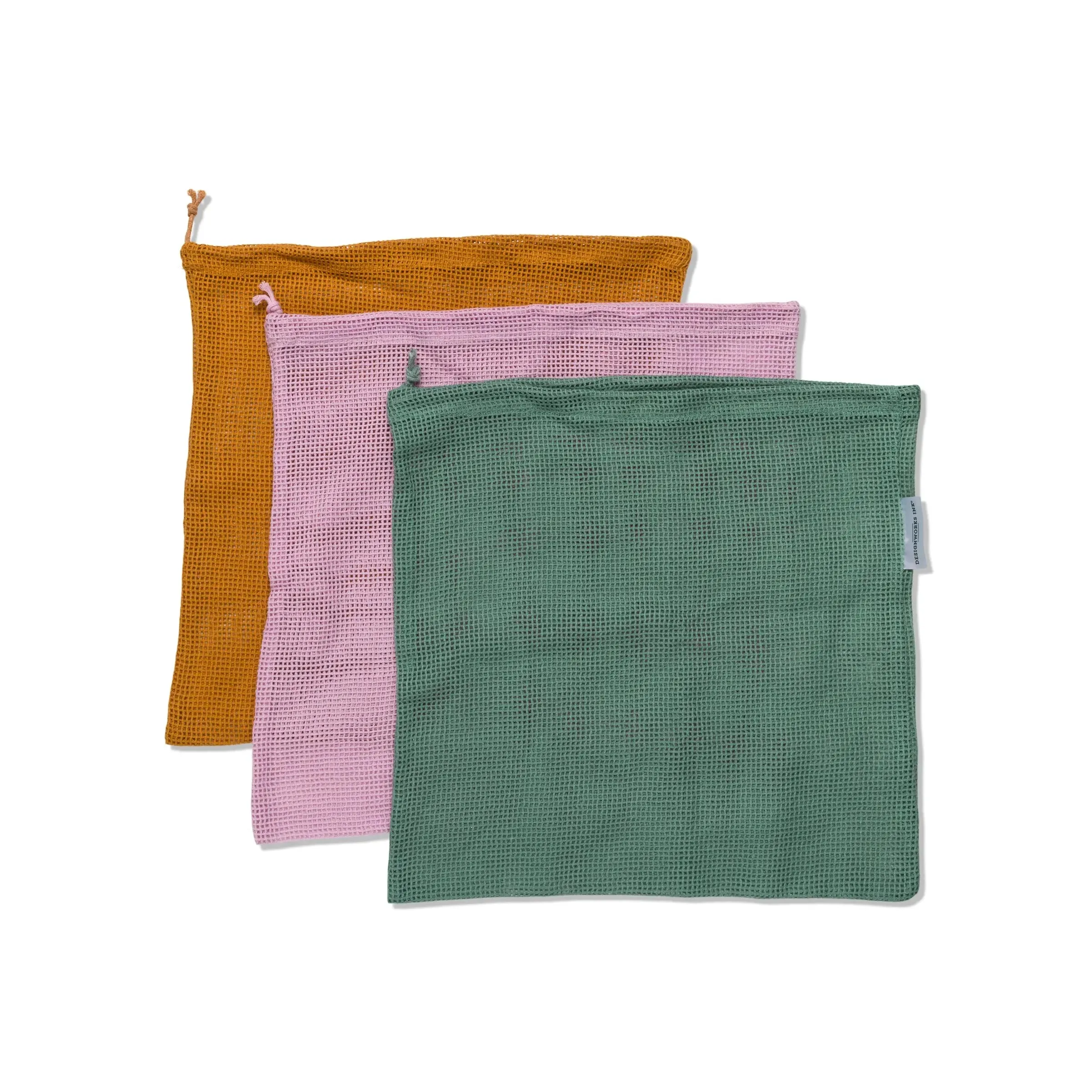 Reusable Produce Bags - Rust, Lilac, & Hunter sold by DesignWorks Ink