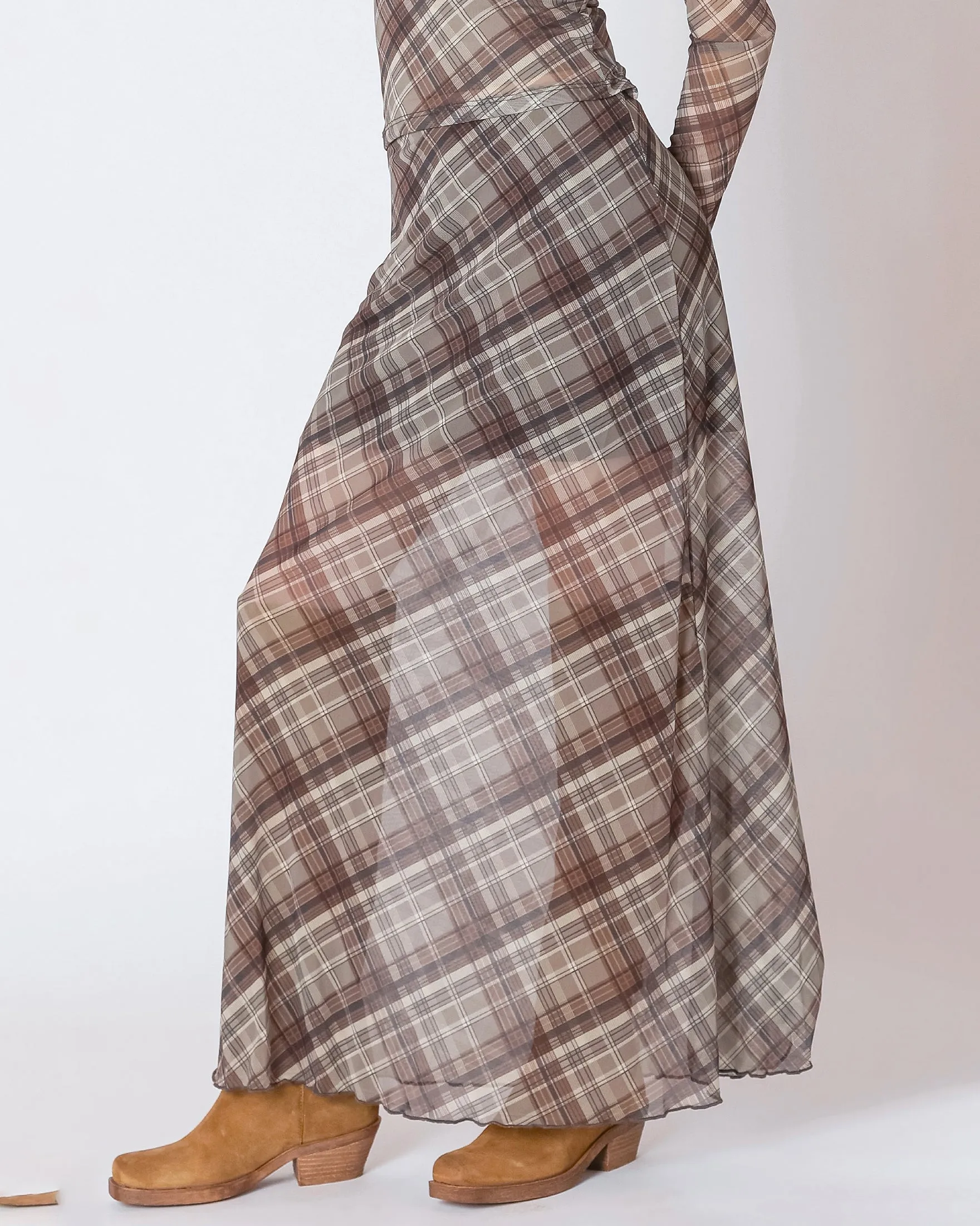 Mesh Midi Skirt sold by Dex