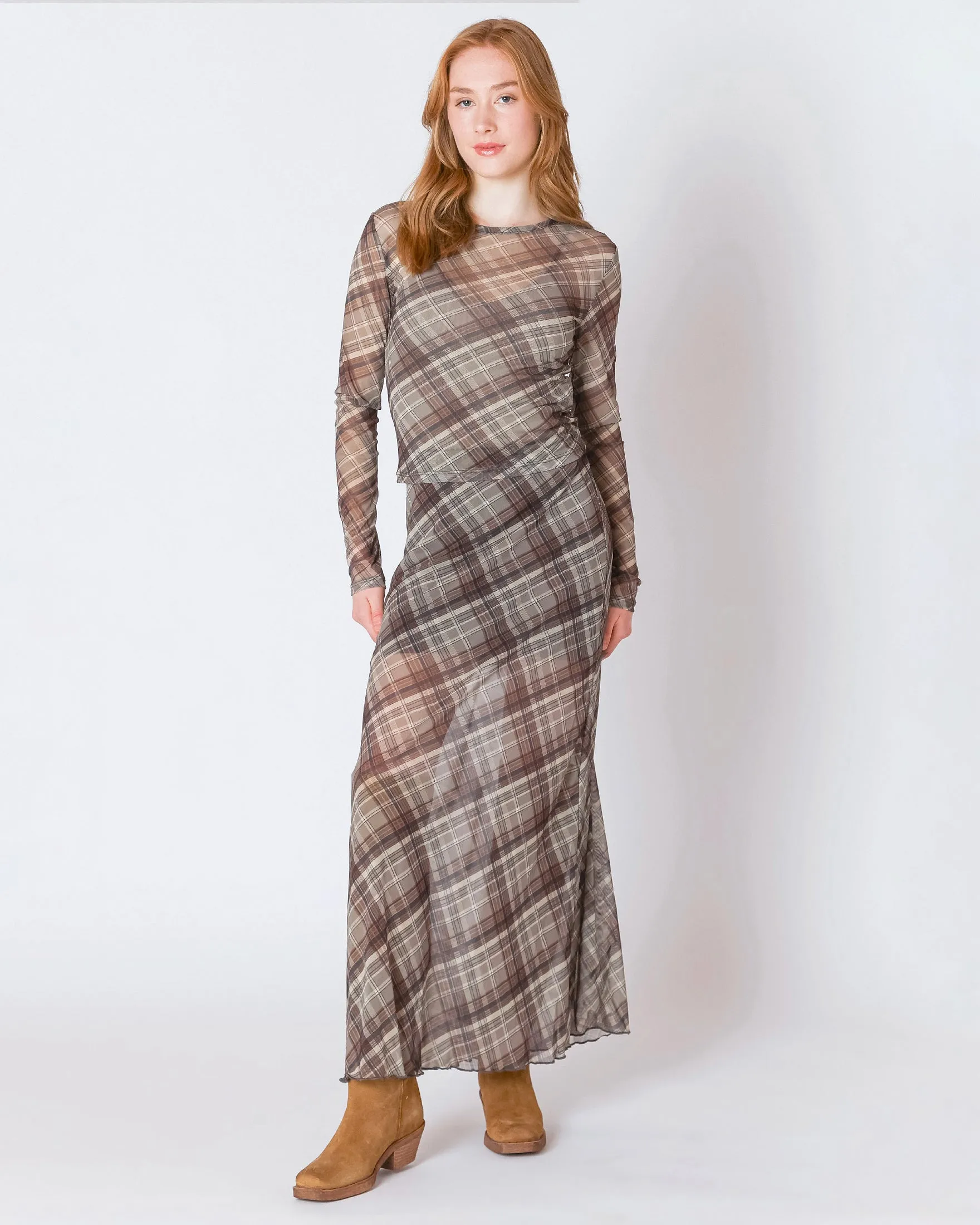 Mesh Midi Skirt sold by Dex product image thumbnail 3