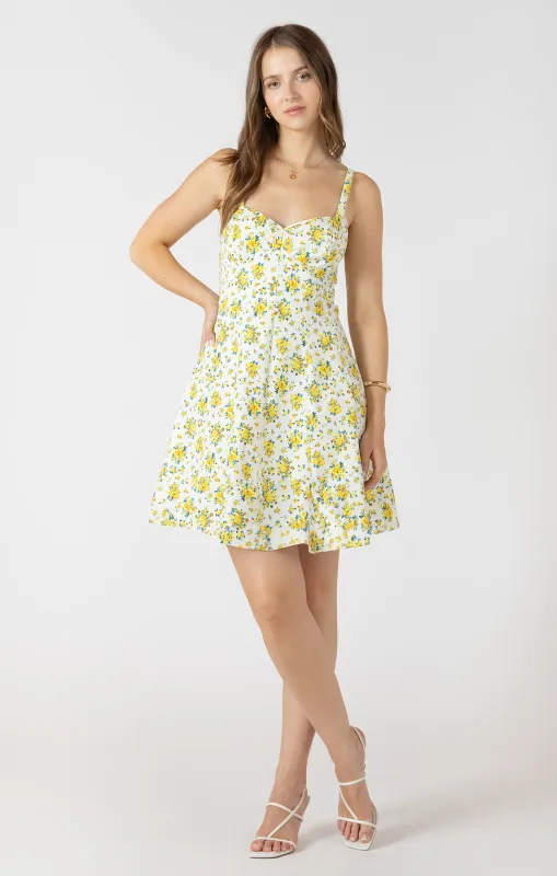 SWEETHEART NECKLINE MINI DRESS made by Dex