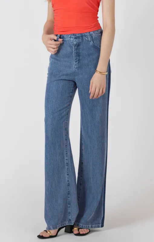 DRAPEY TWO TONE TROUSER sold by Dex