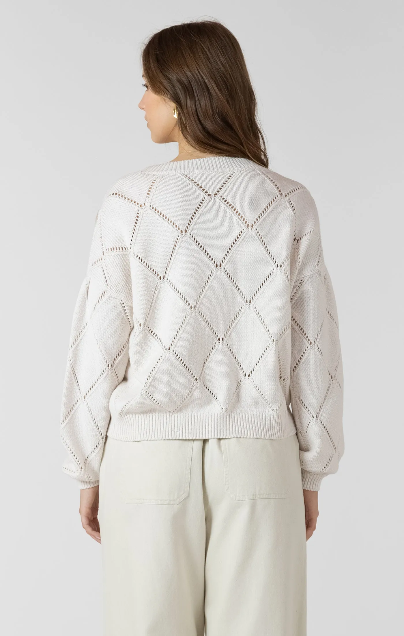 EMBROIDERED POINTELLE CARDIGAN sold by Dex product image thumbnail 2