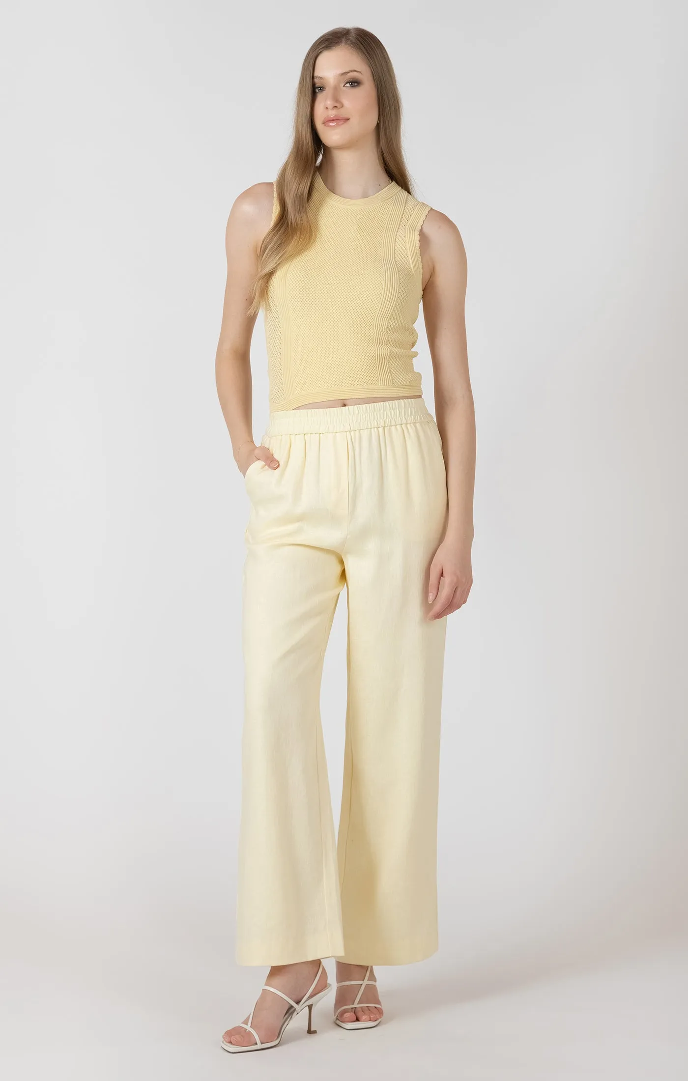 Scalloped pointelle SWEATER TOP sold by Dex product image thumbnail 4