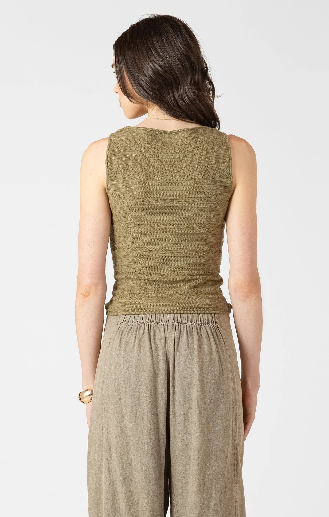 SQUARENECK TEXTURED TANK sold by Dex product image thumbnail 4